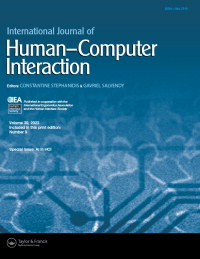 Cover image for International Journal of Human–Computer Interaction, Volume 39, Issue 9, 2023