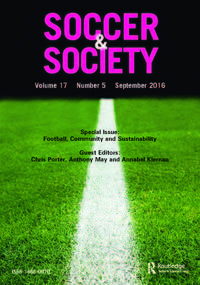 Cover image for Soccer & Society, Volume 17, Issue 5, 2016