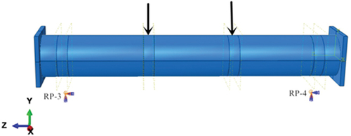 Figure 16. The boundary conditions of the model.