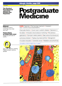 Cover image for Postgraduate Medicine, Volume 91, Issue 1, 1992