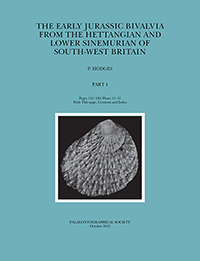 Cover image for Monographs of the Palaeontographical Society, Volume 176, Issue 662, 2022