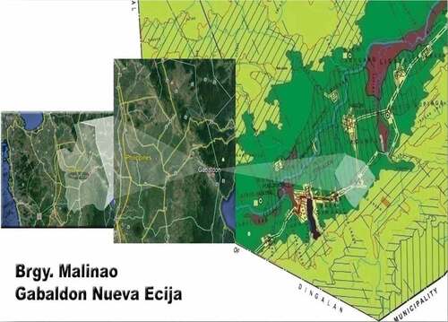 Figure 2. Location of Dumagat community (Source: Google map)