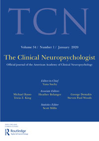 Cover image for The Clinical Neuropsychologist, Volume 34, Issue 1, 2020