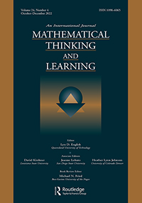 Cover image for Mathematical Thinking and Learning, Volume 24, Issue 4, 2022