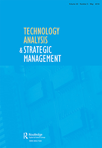 Cover image for Technology Analysis & Strategic Management, Volume 30, Issue 5, 2018