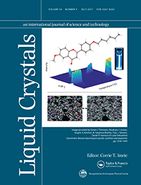 Cover image for Liquid Crystals, Volume 44, Issue 9, 2017