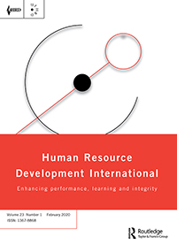 Cover image for Human Resource Development International, Volume 23, Issue 1, 2020