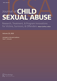 Cover image for Journal of Child Sexual Abuse, Volume 29, Issue 1, 2020