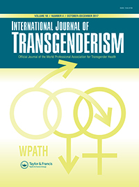 Cover image for International Journal of Transgender Health, Volume 18, Issue 4, 2017
