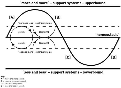 Figure 3. A Model of Support and Control in Human Organization