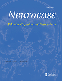 Cover image for Neurocase, Volume 29, Issue 5, 2023
