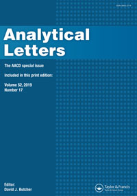 Cover image for Analytical Letters, Volume 52, Issue 17, 2019