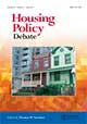Cover image for Housing Policy Debate, Volume 23, Issue 3, 2013