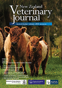 Cover image for New Zealand Veterinary Journal, Volume 64, Issue 1, 2016