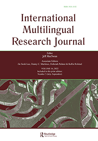 Cover image for International Multilingual Research Journal, Volume 16, Issue 3, 2022