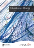 Cover image for Education as Change, Volume 19, Issue 1, 2015