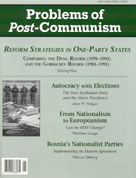 Cover image for Problems of Post-Communism, Volume 58, Issue 2, 2011