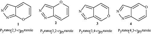 Figure 1. Pyranopyrazole isomers.