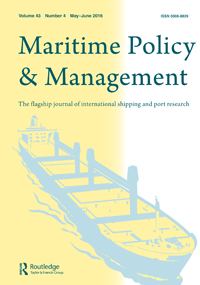 Cover image for Maritime Policy & Management, Volume 43, Issue 4, 2016