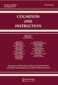 Cover image for Cognition and Instruction, Volume 37, Issue 3, 2019