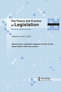 Cover image for The Theory and Practice of Legislation, Volume 5, Issue 2, 2017