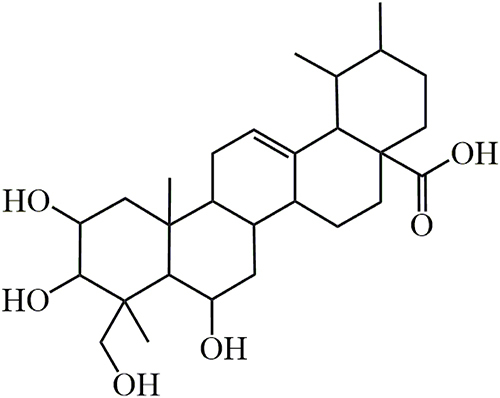 Figure 1 The chemical structure of MCA.