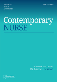 Cover image for Contemporary Nurse, Volume 58, Issue 4, 2022