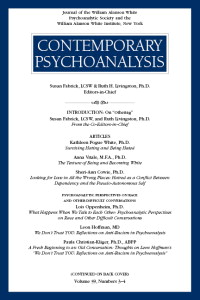 Cover image for Contemporary Psychoanalysis