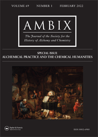 Cover image for Ambix, Volume 69, Issue 1, 2022