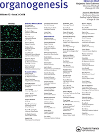 Cover image for Organogenesis, Volume 12, Issue 2, 2016