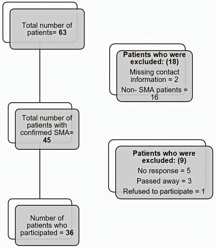 Figure 1 Patient recruitment scheme.