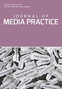 Cover image for Media Practice and Education, Volume 16, Issue 2, 2015