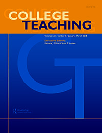 Cover image for College Teaching, Volume 66, Issue 1, 2018