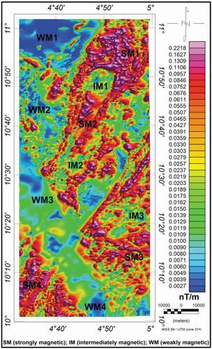 Figure 5. Analytic signal magnetic map