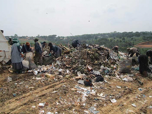 Figure 1. Kiteezi landfill, Kampala.