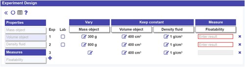 Figure 2. The Open Experiment Design Tool (EDT).