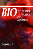 Cover image for Biotechnology & Biotechnological Equipment, Volume 17, Issue 1, 2003
