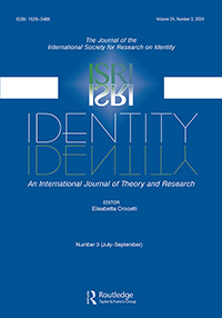 Cover image for Identity, Volume 24, Issue 3, 2024