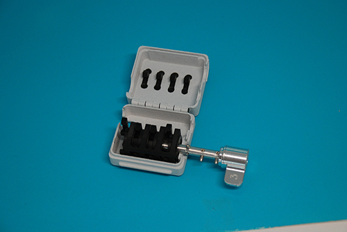 Figure 1 Key as it would be inserted into the device.