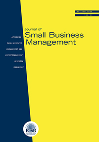 Cover image for Journal of Small Business Management, Volume 60, Issue 3, 2022