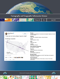 Cover image for Cartography and Geographic Information Science, Volume 46, Issue 4, 2019