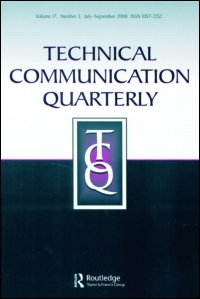 Cover image for Technical Communication Quarterly, Volume 26, Issue 1, 2017
