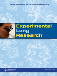 Cover image for Experimental Lung Research, Volume 44, Issue 8-9, 2018