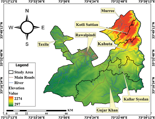 Figure 1. Study area’s geographical location.