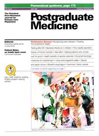 Cover image for Postgraduate Medicine, Volume 90, Issue 1, 1991