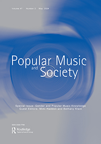 Cover image for Popular Music and Society