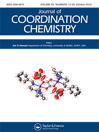 Cover image for Journal of Coordination Chemistry, Volume 69, Issue 19, 2016