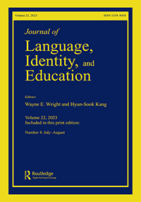 Cover image for Journal of Language, Identity & Education, Volume 22, Issue 4, 2023