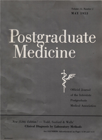 Cover image for Postgraduate Medicine, Volume 13, Issue 5, 1953