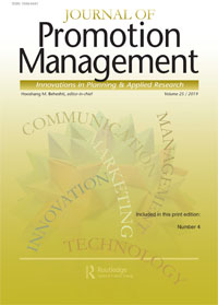 Cover image for Journal of Promotion Management, Volume 25, Issue 4, 2019